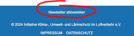 Smartphone: Newsletter abbestellen